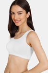 Zivame Girls Double Layered Non Wired Full Coverage Slip-on Beginner Bra (Pack of 2) - Multicolor — thumbnail 7